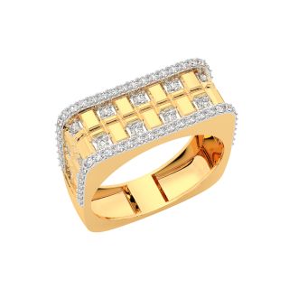 Cyrus Round Diamond Ring For Men